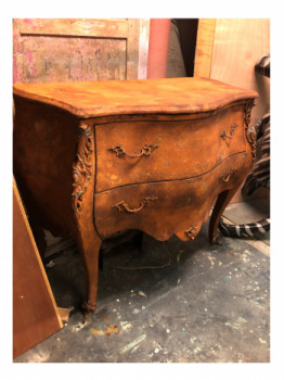 Named contemporary work « Rusty commode », Made by PATINES D INTéRIEUR