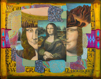 Named contemporary work « Ma Mona Cwiosna », Made by MOSKA-NICOLE