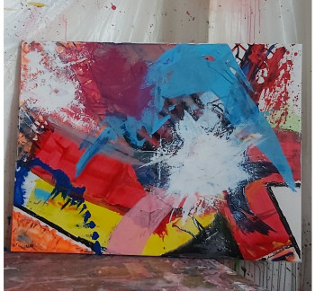 Named contemporary work « Tableau moderne abstrait 27 », Made by PATRICE PAINTING