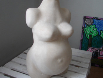 Named contemporary work « Femme Enceinte », Made by PESTEIL