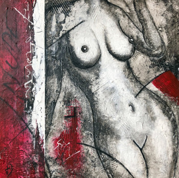 Named contemporary work « NUDE 20 01 », Made by JCBESSON