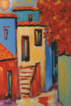 Named contemporary work « "Ruelle à Buis" - (10p) », Made by LUC LUFA