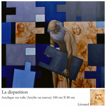 Named contemporary work « La Disparition », Made by FISH