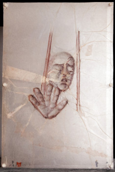 Named contemporary work « SOUVENIR DU MONDE AVEUGLE (sculpture papier) », Made by VERENE QUADRANTI
