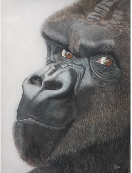 Named contemporary work « King Kong », Made by SYLOU