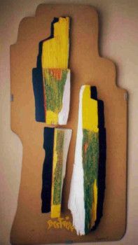 Named contemporary work « CASSURE I - 1971 », Made by JEAN PIERRE  BERTAINA