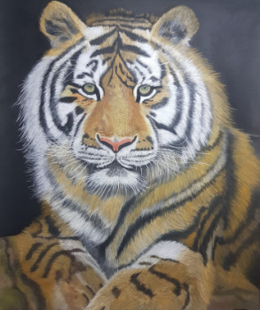 Named contemporary work « TIGRE 1 », Made by SYLOU