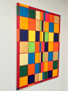 Named contemporary work « Mosaic », Made by PIERRE JOSEPH