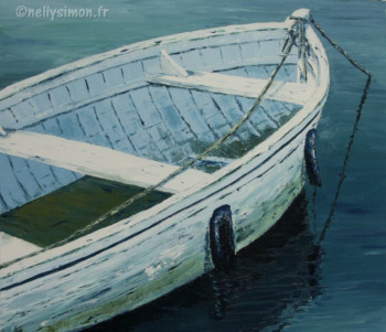 Named contemporary work « Petite barque », Made by NELLY SIMON