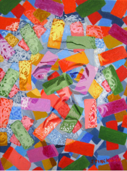 Named contemporary work « Autoportrait " fauve " », Made by STINCKWICH