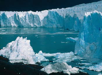 Named contemporary work « Le Périto Moreno. Glacier Patagonie », Made by DOMINIQUE LEROY
