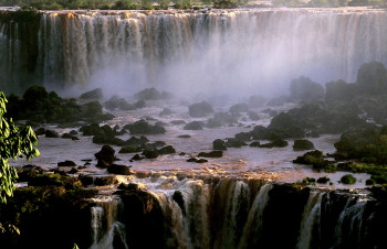 Named contemporary work « Iguaçu Falls. Brazil », Made by DOMINIQUE LEROY