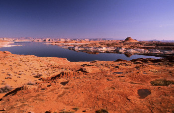 Named contemporary work « Lac Powell. Arizona », Made by DOMINIQUE LEROY