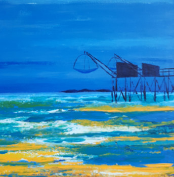 Named contemporary work « Les cabanes a carrelets », Made by PAULY