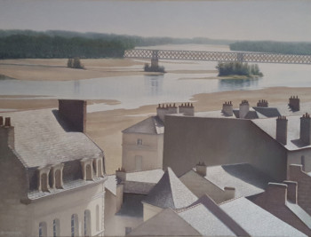 Named contemporary work « La Loire où les toits? », Made by DARMSTADTER