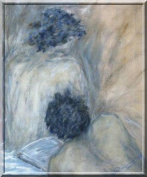 Named contemporary work « LECTURE », Made by DEVAREWAERRE RéGINE