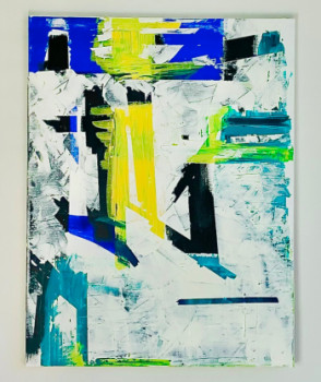 Named contemporary work « ABSTRACTION », Made by JAG