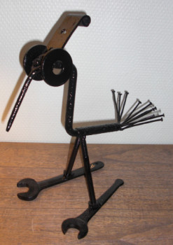 Named contemporary work « L OISEAU », Made by DOMINIQUE VELLERET