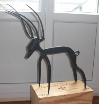 Named contemporary work « CERF », Made by DOMINIQUE VELLERET