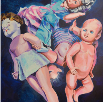 Named contemporary work « Les trois poupées », Made by GILLEROY