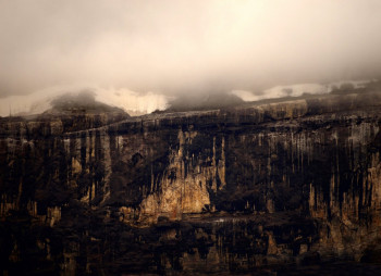 Named contemporary work « Gavarnie....... », Made by PHILIPPE BERTHIER