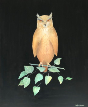 Named contemporary work « Le Hibou », Made by MARTHE BRILMAN