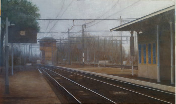 Named contemporary work « La gare sans Lazare », Made by DARMSTADTER