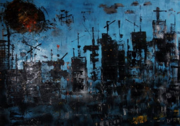 Named contemporary work « Beirut by Night », Made by HERCO VITULLI DIT HERCO