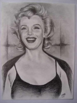 Named contemporary work « Lovely Marilyn », Made by MAHTAB