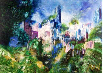 Named contemporary work « CENTRAL PARK », Made by MAN