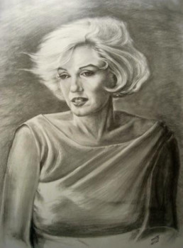 Named contemporary work « Marilyn », Made by MAHTAB