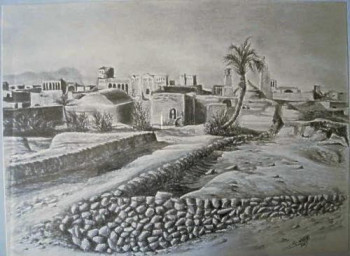 Named contemporary work « Anar (desert d'Iran) », Made by MAHTAB