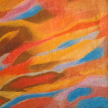 Named contemporary work « "Marbrure flammée" », Made by GINNA