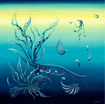 Named contemporary work « Underwater », Made by L'REV