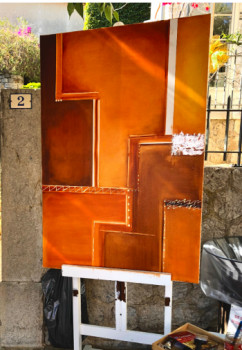 Named contemporary work « Namibie », Made by GAO