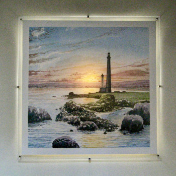Named contemporary work « Bretagne.Phare de l'Île Vierge », Made by LAULPIC
