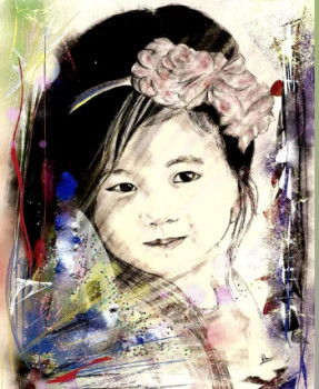 Named contemporary work « Little asian », Made by DENNISG