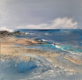 Named contemporary work « Rivages », Made by JEAN MICHEL FAVARD