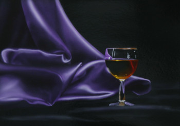 Named contemporary work « Le Vin et le Voile », Made by PASCAL GRANGER