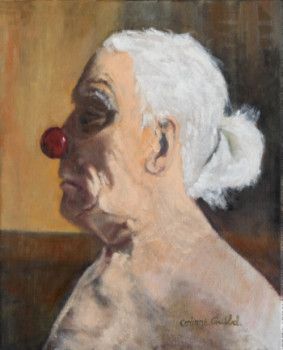 Named contemporary work « clown », Made by CORINNE QUIBEL