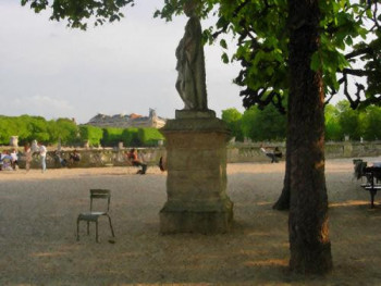 Named contemporary work « Jardin de Luxembourg 10 », Made by OLEG HASLAVSKY