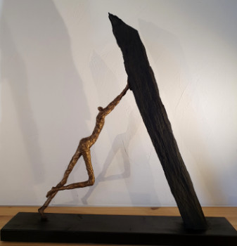 Named contemporary work « Résiste III/IV », Made by RéJANE LECHAT