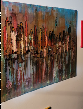 Named contemporary work « L'autre côté », Made by THIERRY VORBURGER