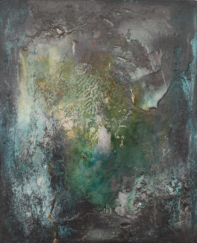 Named contemporary work « Ecume verte », Made by CATHY LE CARRE