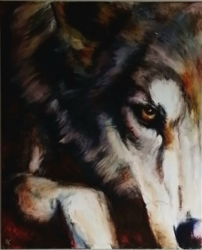 Named contemporary work « Loup », Made by ANGELINA COLICCI