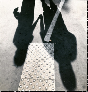 Named contemporary work « Duo-shadow », Made by HELYS’PHOTO
