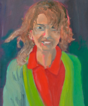 Named contemporary work « Portrait de jeune fille », Made by PHILIPPE LE MONIES DE SAGAZAN
