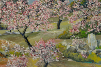 Named contemporary work « Campo de almendros », Made by PHILIPPE LE MONIES DE SAGAZAN