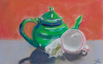 Named contemporary work « There is always time for tea », Made by SARAH REED