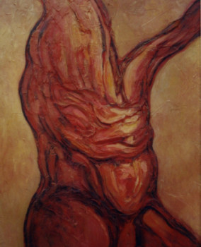 Named contemporary work « torse- racine », Made by MAJO MARCHAND